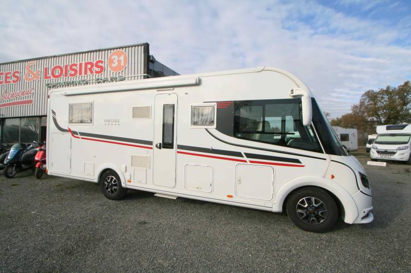 Camping-car intégral occasion, boite automatique, lit central, lit de pavillon, salon face à face, Autostar Prestige I730 LC, à Roques proche de Toulouse (31)