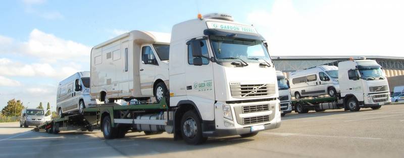 Transport de véhicules de loisirs Toulouse Transports Gardon Frêres