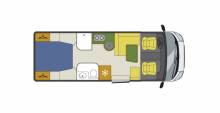 achat Camping-car intégral occasion Hymer Excis I 598, lit central, 4 places, à Toulouse (31), bon prix